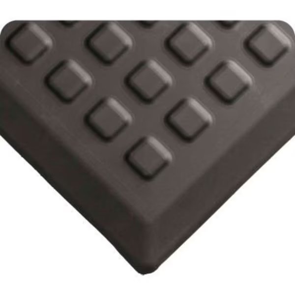 Wearwell Rejuvenator Squared Interlocking Tile 5/8in Thick 2' x 5' Black, Tennesee Mat Co, Mfr#: 502.58x2x5BK